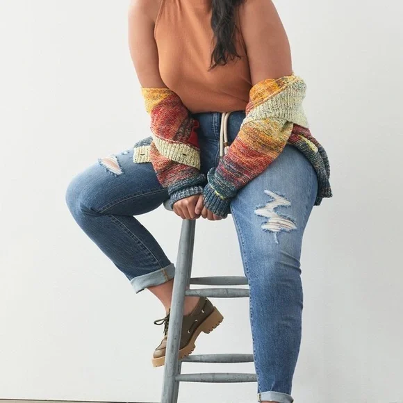 NWT Anthropologie Pilcro Vintage Straight Blue Jeans size 31 - Picture 5 of 9